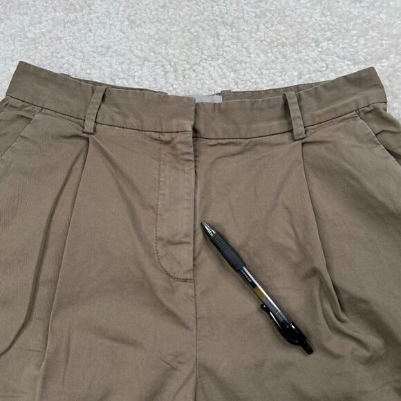 Everlane Slouchy Chino Pleated Pant Brown - Picture 6 of 11